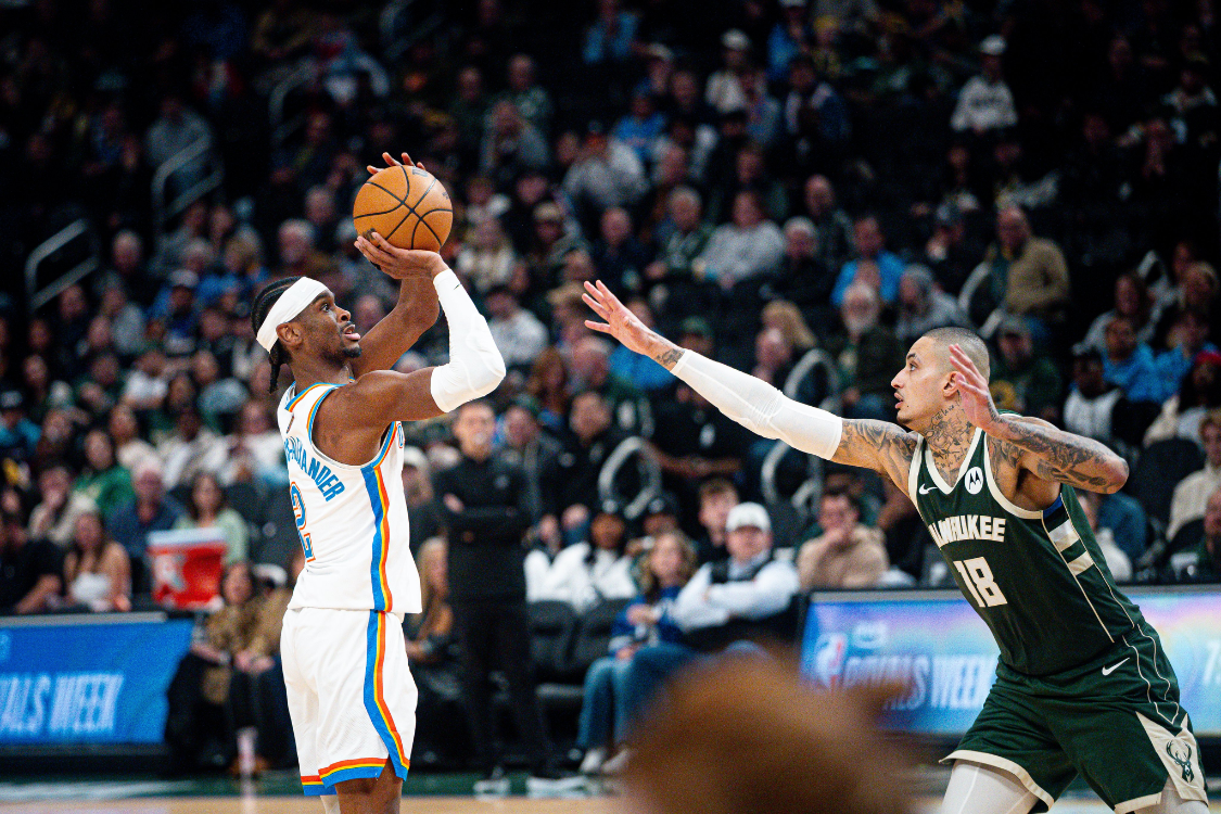 九游官网-亚历山大40分7篮板11助攻雷霆擒雄鹿2连胜，字母哥19分14板7助